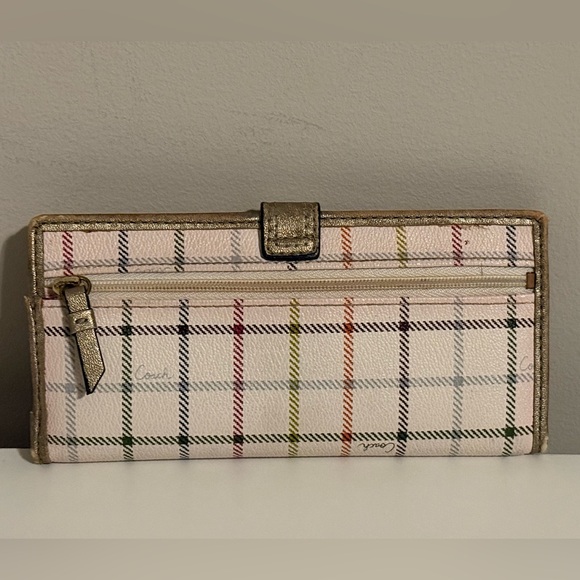 Coach Payton Tattersall Wallet - Picture 2 of 5